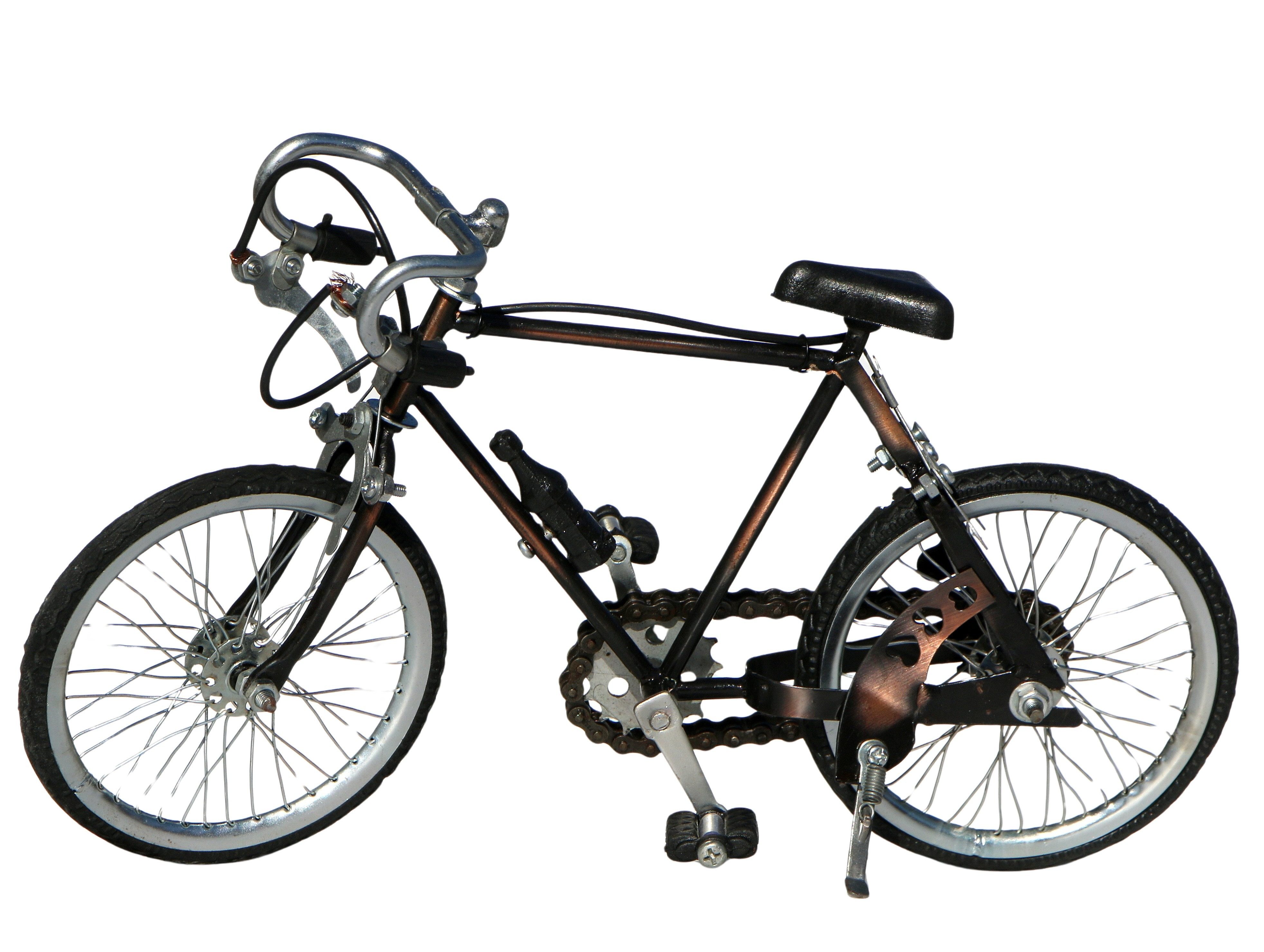 Dekoobjekt Miniatur Modell Rennrad Fahrrad Handarbeit aus Metall Dekoration