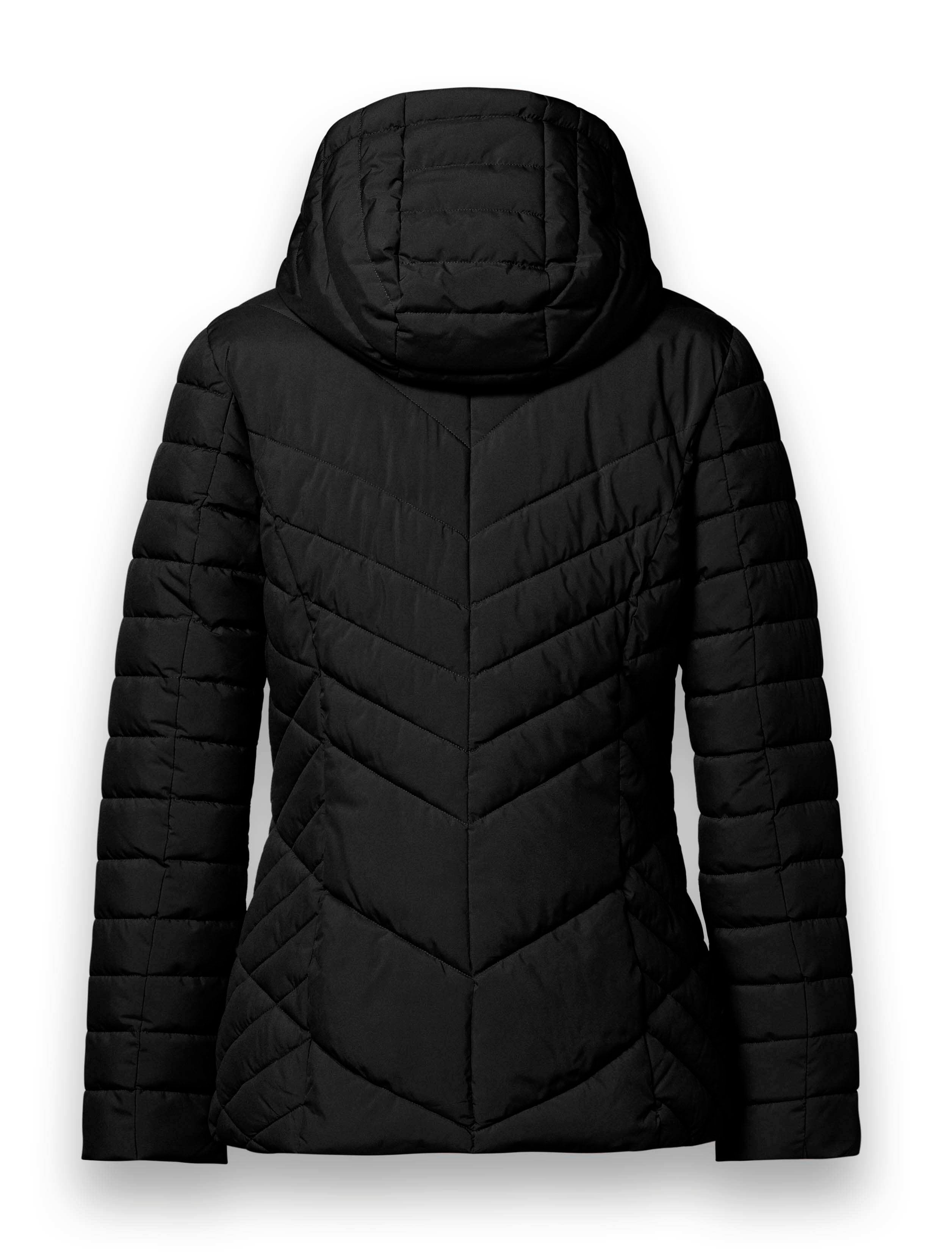District Winterjacke Winter-Steppjacke Kaprun (mit Kapuze, wasserabweisend) schwarz Damen
