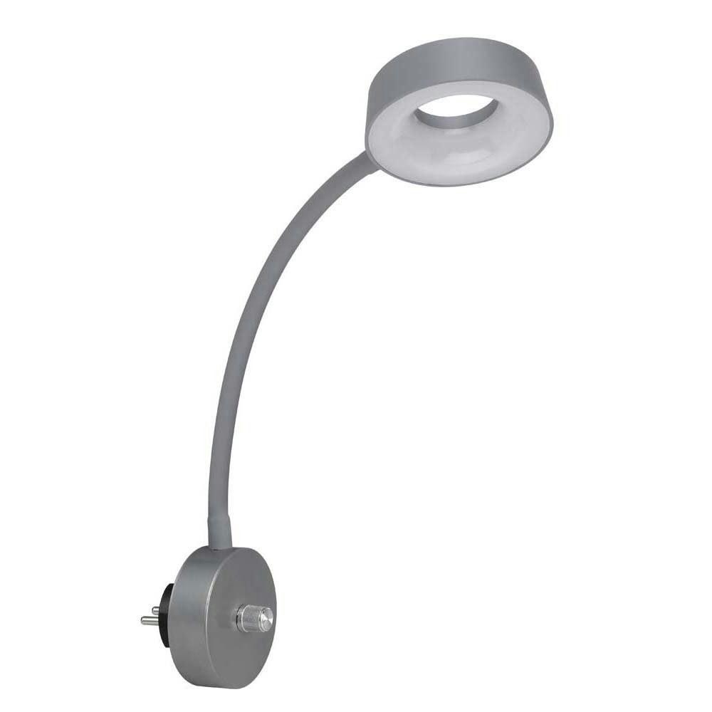 LED Silber LED LED-Leuchtmittel Beweglich Warmweiß, verbaut, Dimmer Lampe Leuchte Wand fest Direct etc-shop Spot Wandleuchte, Metall