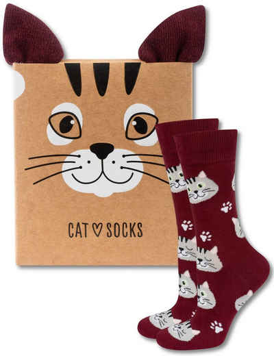 Soxo Socken Lustige Geschenke Für Frauen (Box, 1 Paar) Bunte Socken Herren Unisex 2 Größen