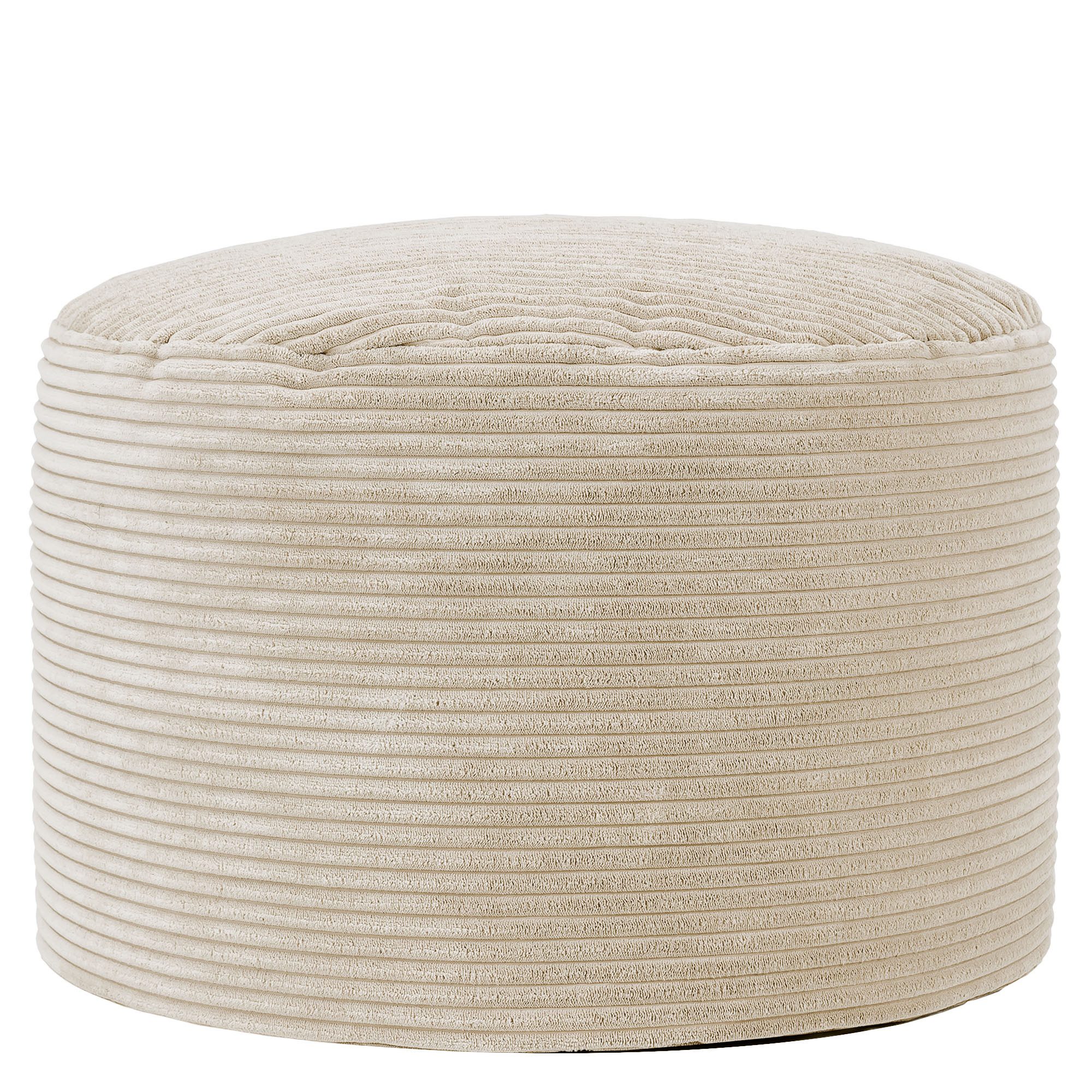 icon Pouf XL aus Cord „Milano“, mit Füllung