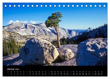 CALVENDO Wandkalender KALIFORNIEN (Tischkalender 2024 DIN A5 quer), CALVENDO Monatskalender