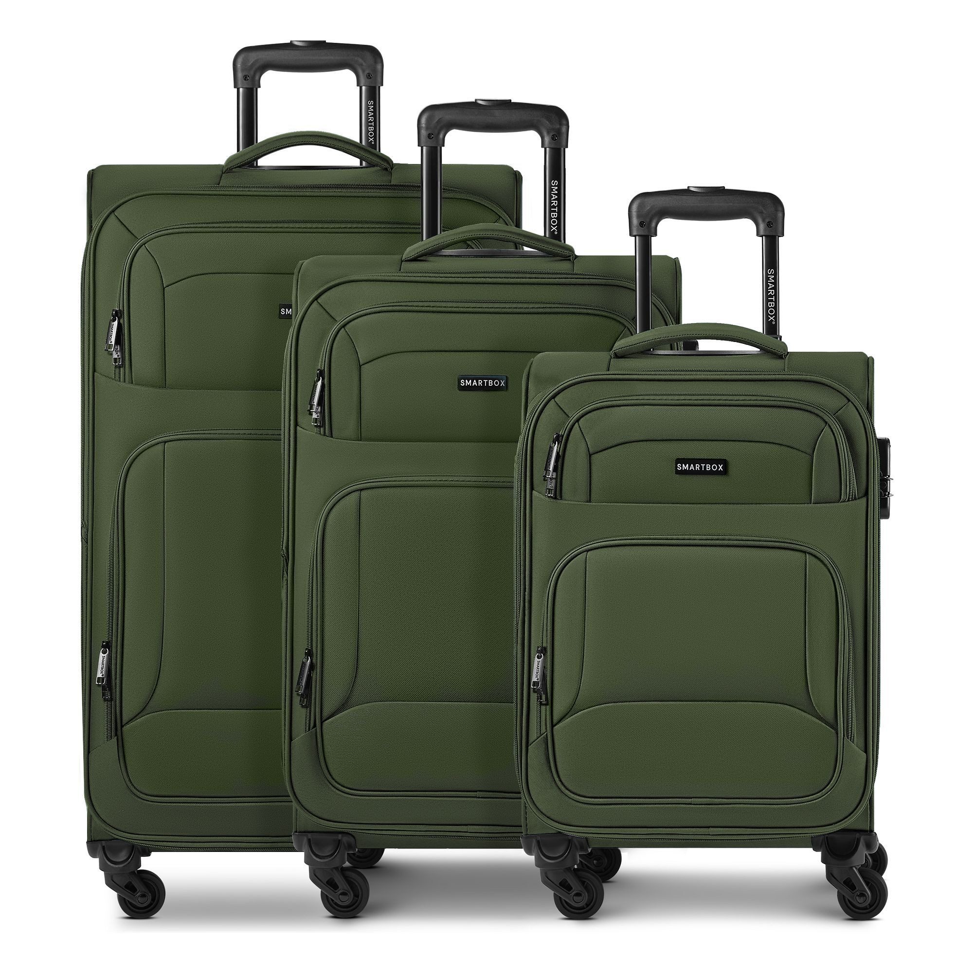 Smartbox Kofferset Edition 04 4 Rollen Kofferset 3-teilig mit Dehnfalte, (Set)