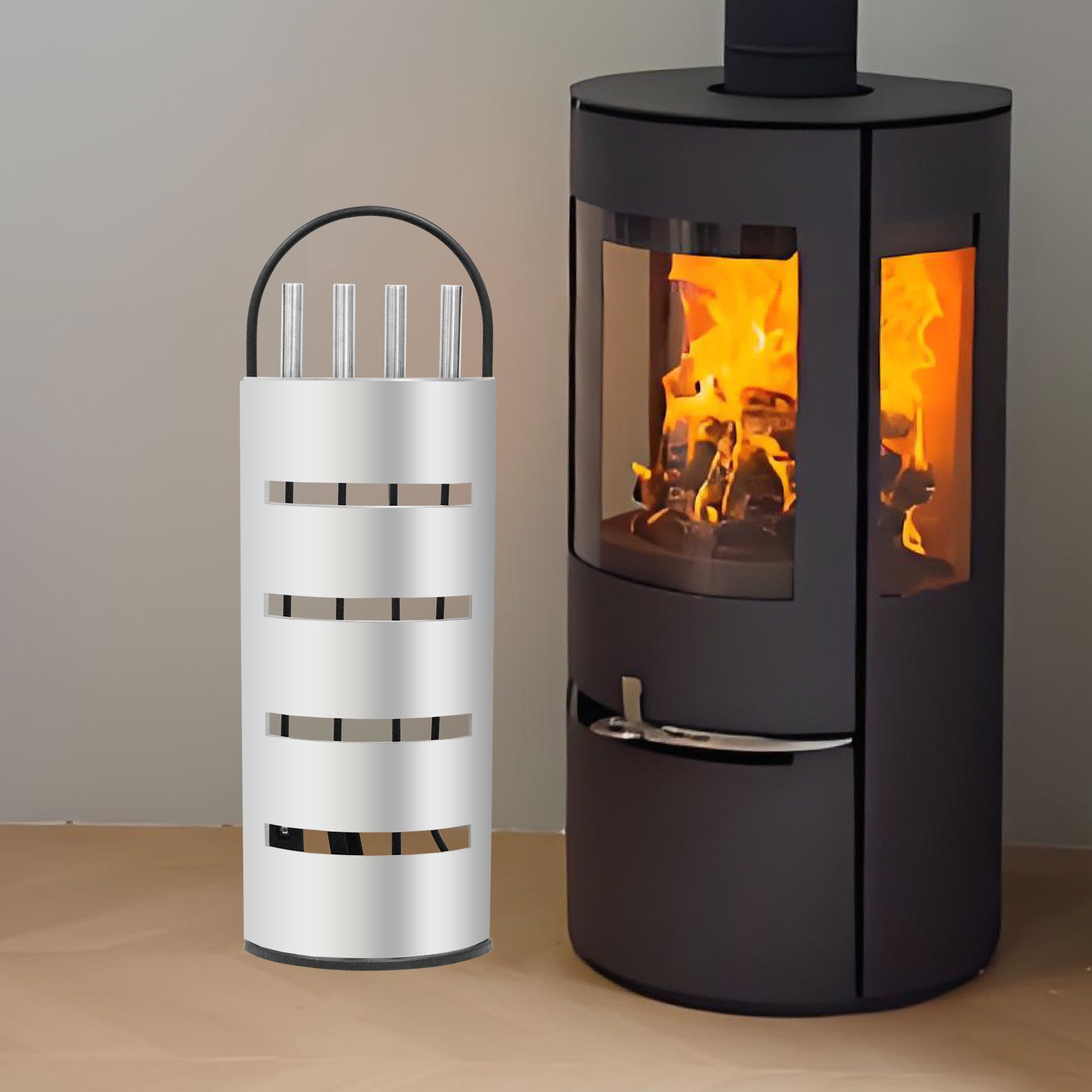 Mucola Kamingarnitur Kaminreinigungs Set 6-tlg. Kaminbesteck Kaminwerkzeuge günstig online kaufen