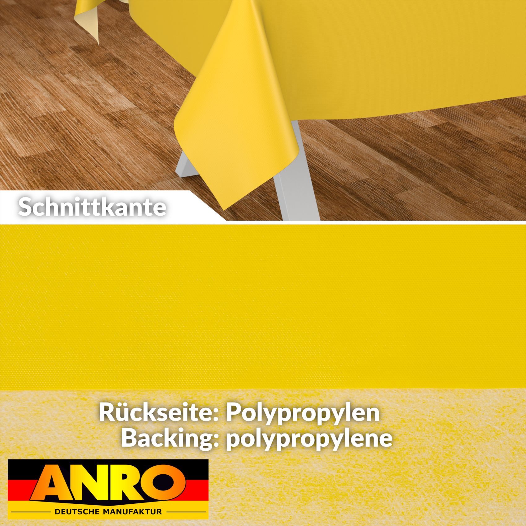 ANRO Tischdecke Wachstuch abwaschbar UNI Tischwäsche günstig online kaufen