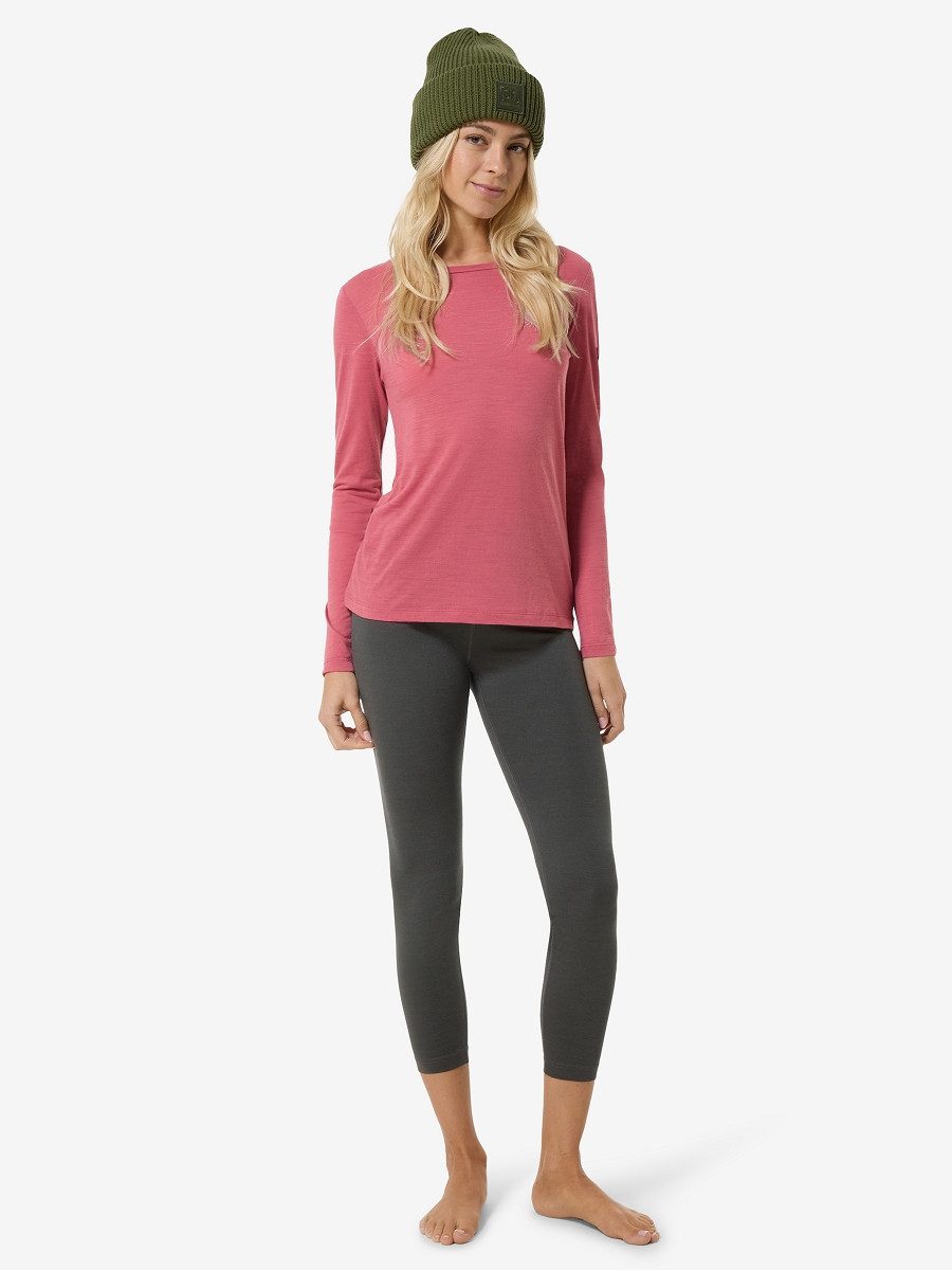 SUPER.NATURAL Langarmshirt für Damen, Merino LITTLE günstig online kaufen