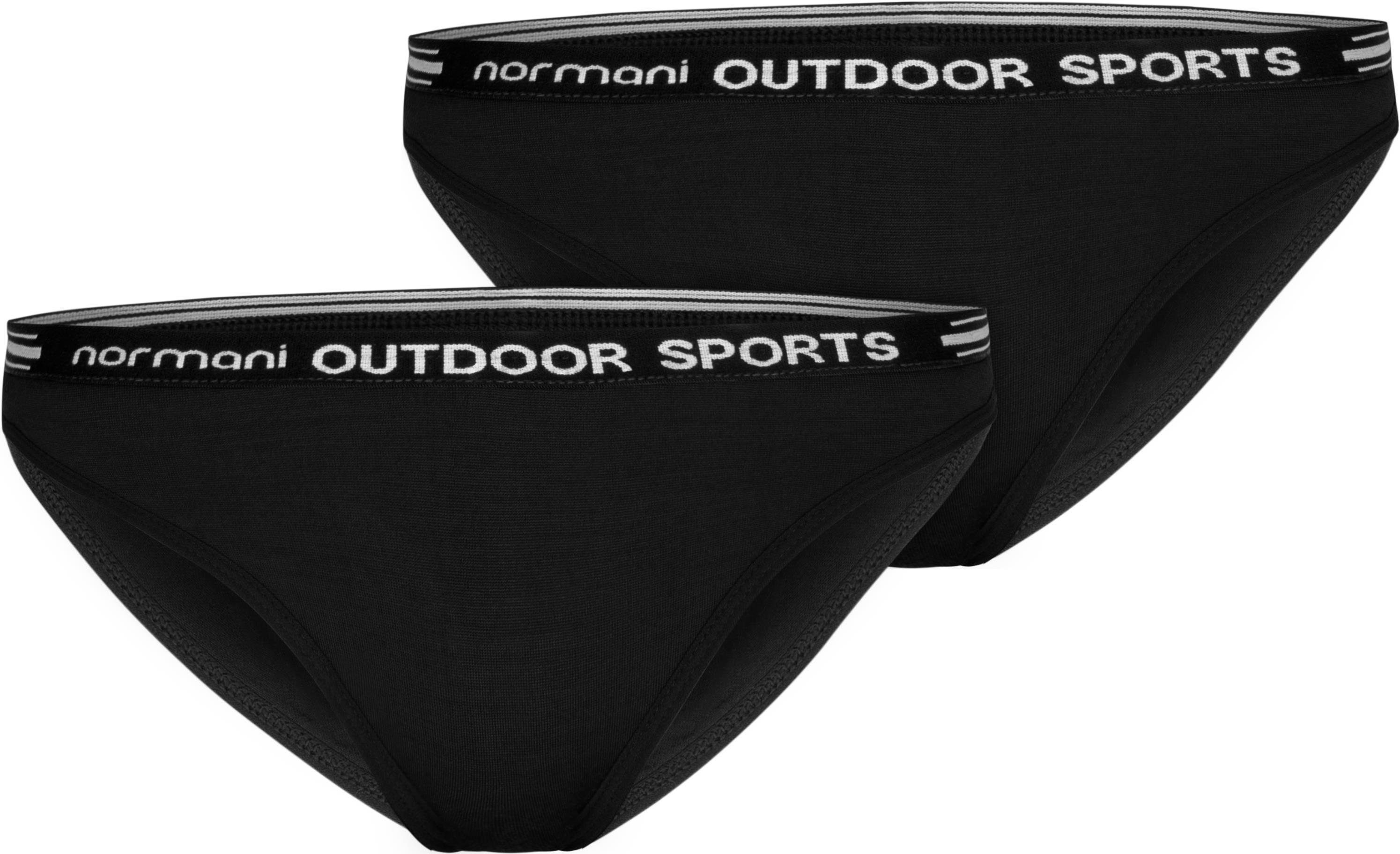 normani Slip 2er Pack Damen Merino Slip Mildura Unterhose Merinounterwäsche Sport Outdoor Hipkini Schlüpfe