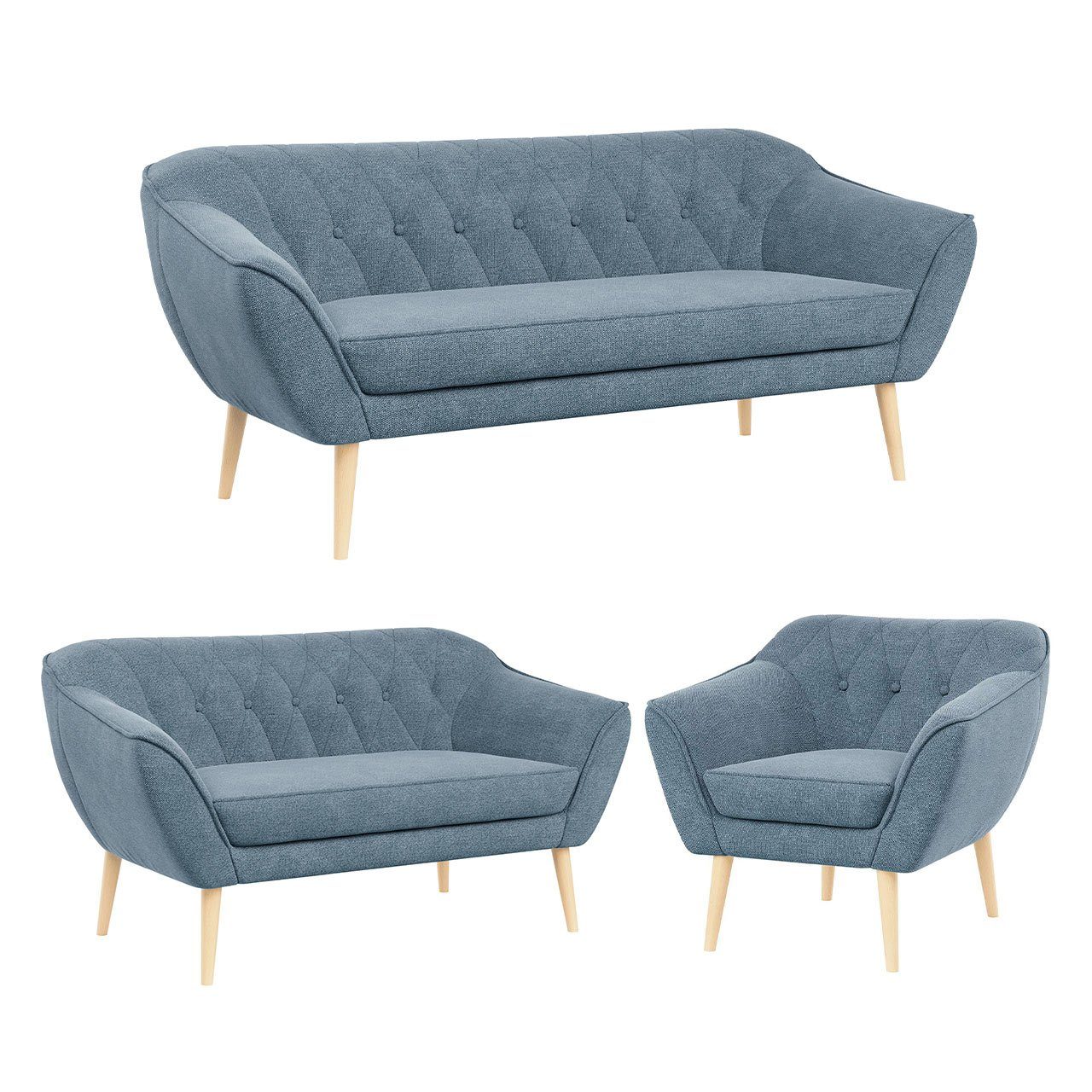 MKS MÖBEL Sofa PIRS 3 2 günstig online kaufen