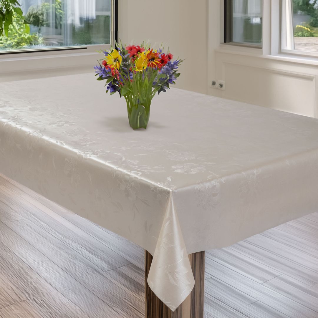 laro Tischdecke Wachstuchtischdecke Floral Classic PVC Eckig – Bild 5 von 5