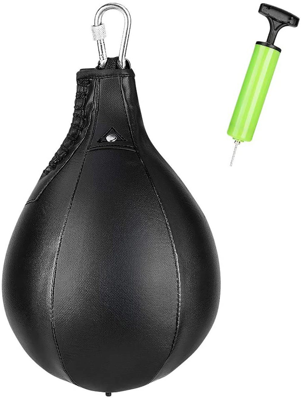 Leway Boxbirne »Leder Punch Ball Hanging Pear Spinning Speed ​​Ball Boxing Punch  Ball Trainingsset mit Luftpumpe für Emotionsfreigabe, Workout, Fitness, MMA  Muay Thai oder Sporttraining«