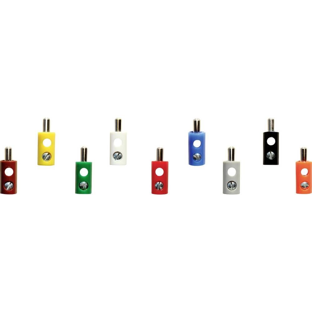 Modelleisenbahn-Stecker 100 Querlochstecker 2.6 mm