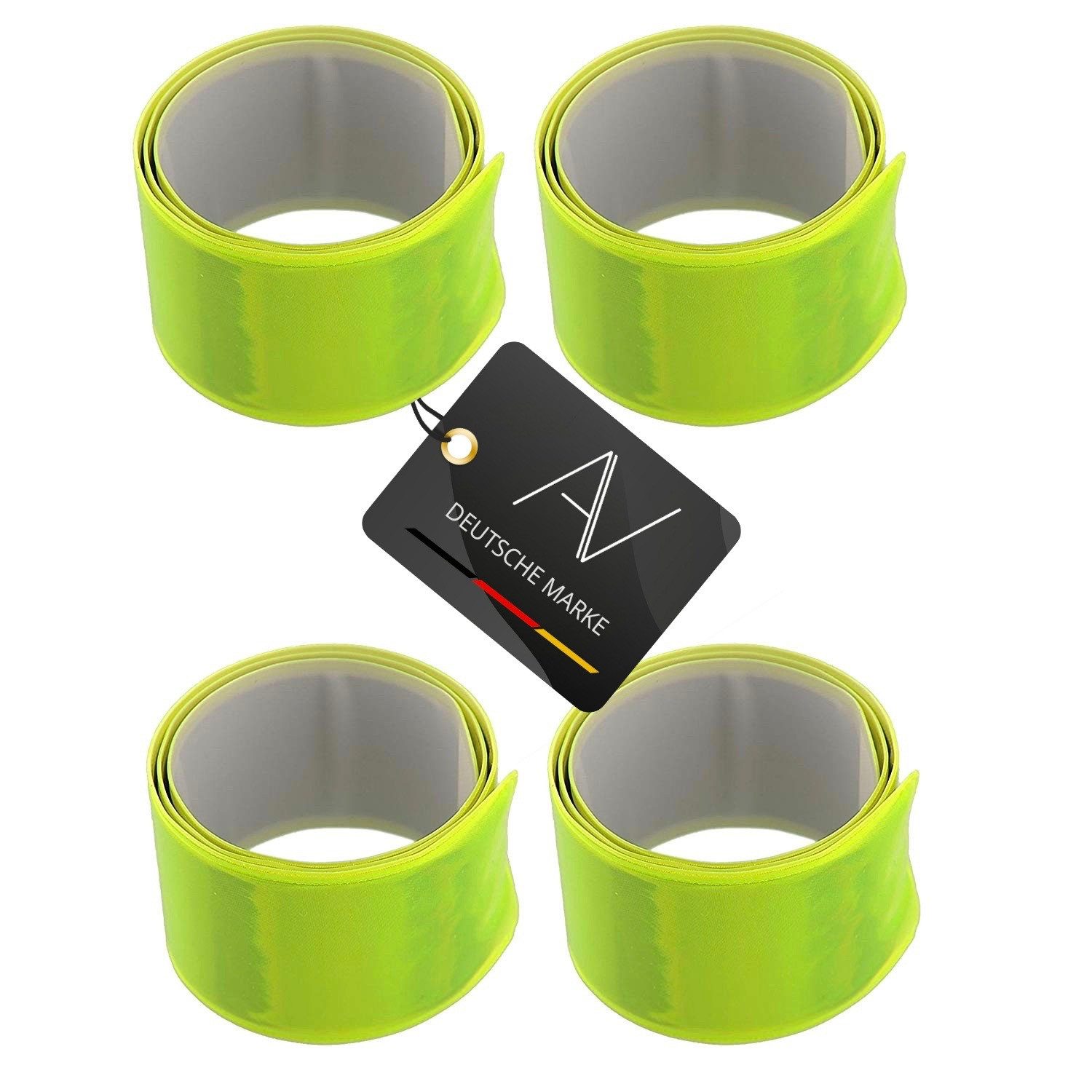 Reflektorband reflektierendes Schnapparmband Reflektor Armband Klatscharmband Joggen