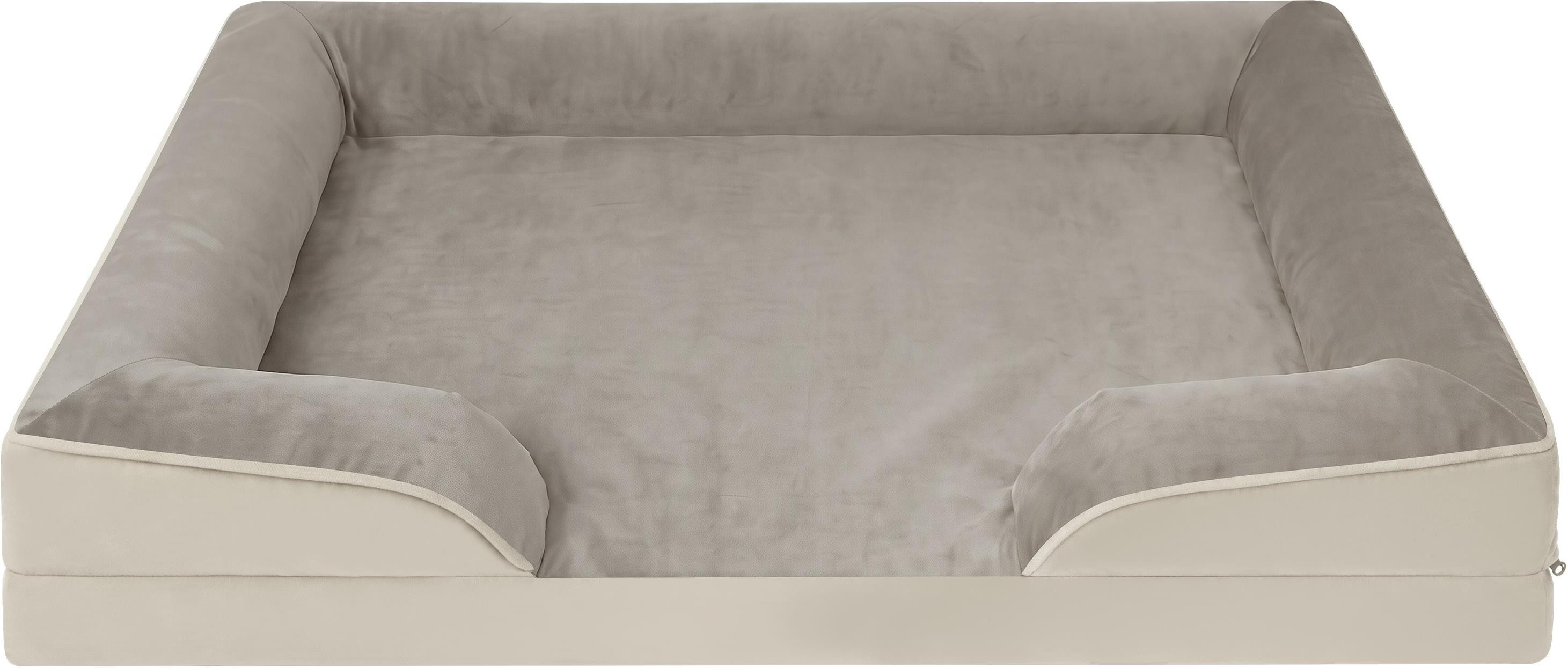 Aspero Tierbett Hundebett Kotka, 100 % Polyester, Kuschelbett für Hunde und Katzen mit abnehmbarem Bezug