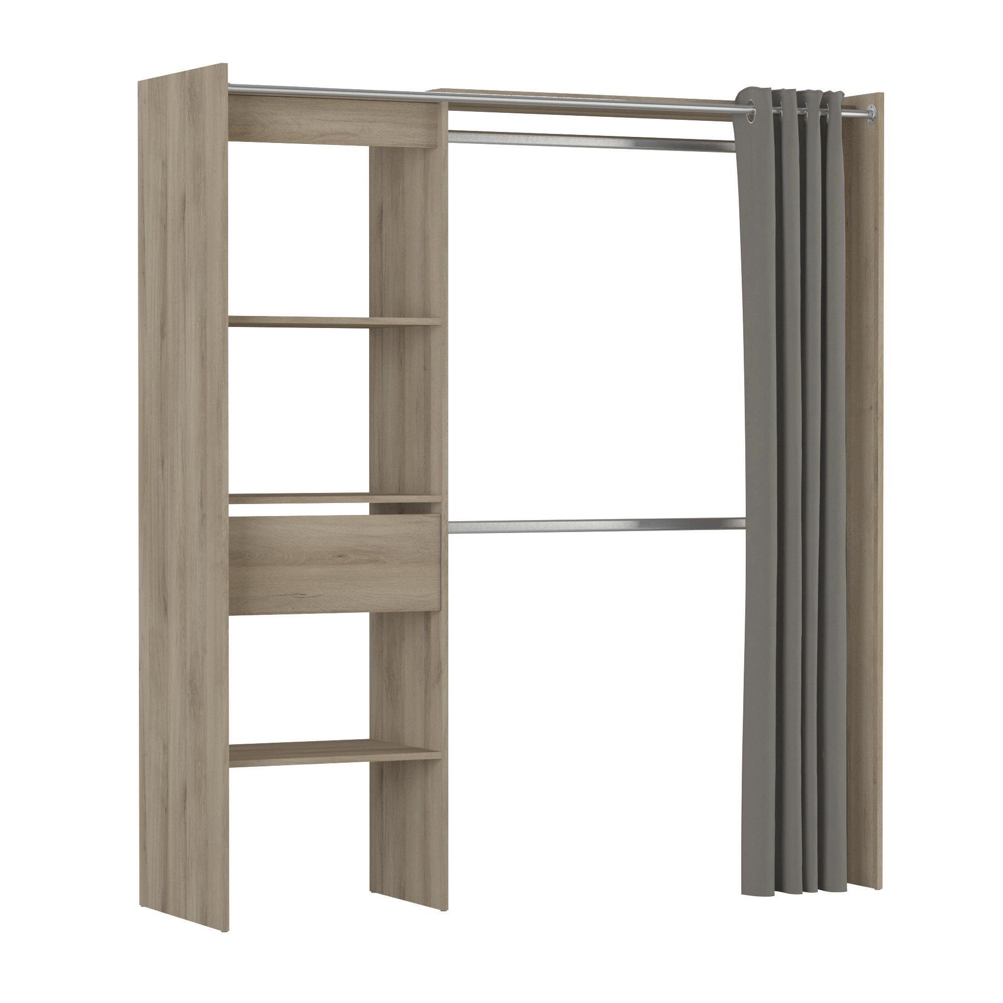 PREISBRECHER Kleiderschrank Clara 168,2 x 187 günstig online kaufen