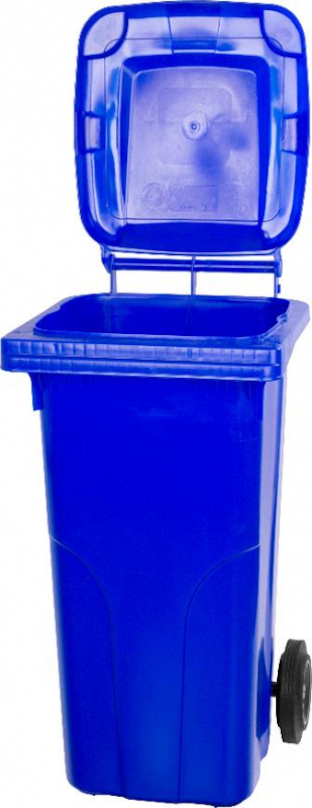 120 Mülltonne Mülltrennsystem Gelb MGB Blau PROREGAL® Liter HDPE-Kunststoff