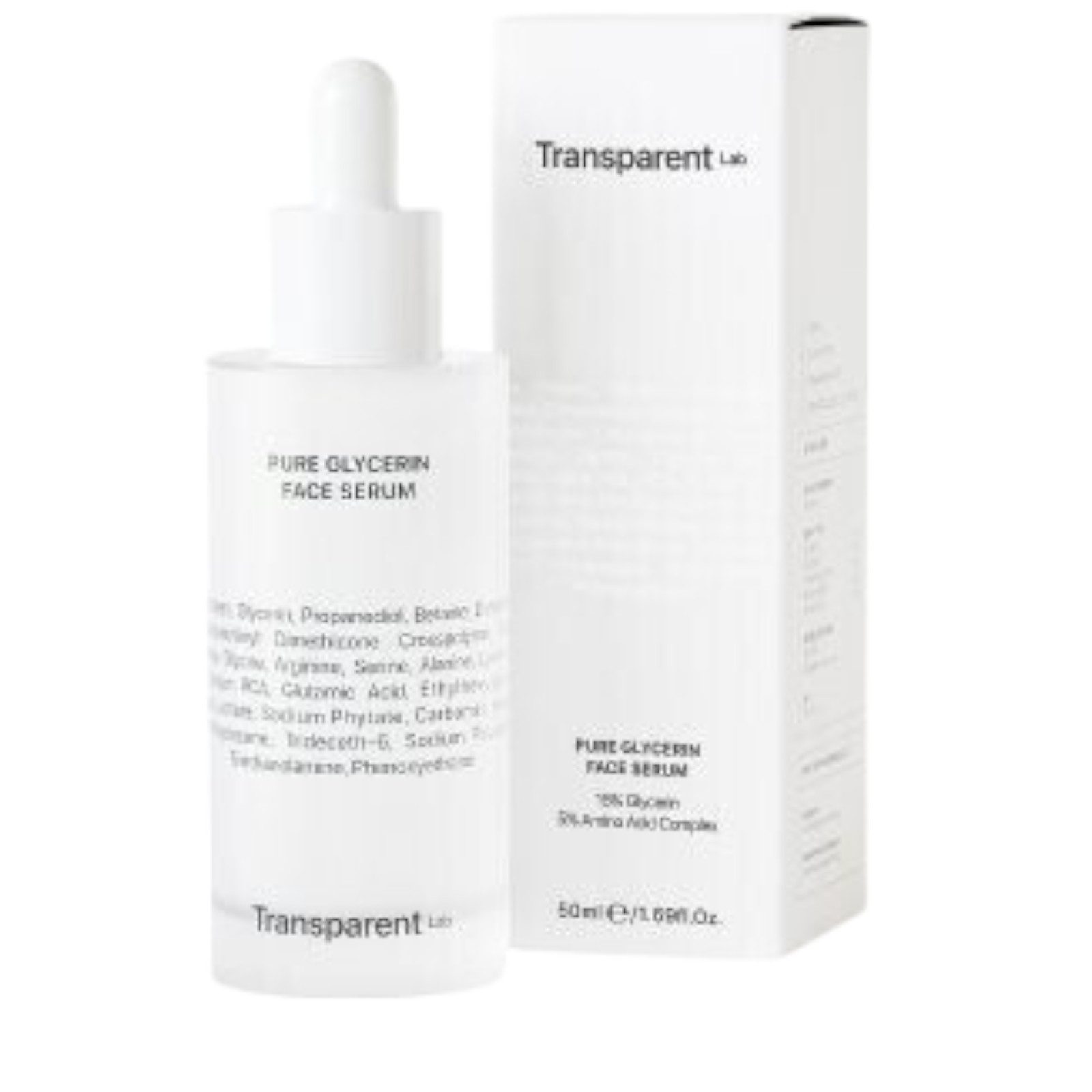 Transparent Lab Gesichtsserum Transparent Lab Pure Glycerin Face Serum (50ml)