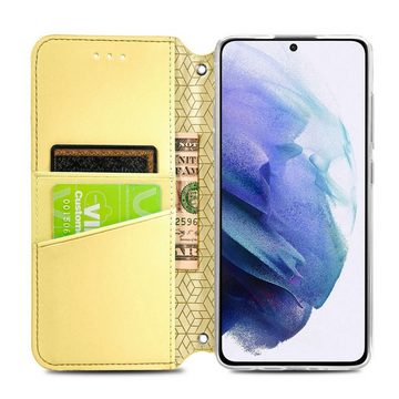 König Design Handyhülle Samsung Galaxy S22 5G, Schutzhülle Schutztasche Case Cover Etuis Wallet Klapptasche Bookstyle