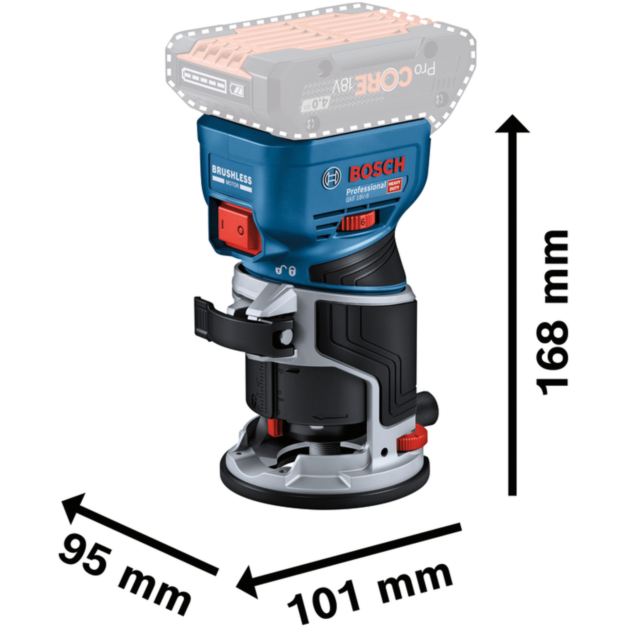 Bosch Professional Oberfräse Bosch Professional Akku-Kantenfräse günstig online kaufen