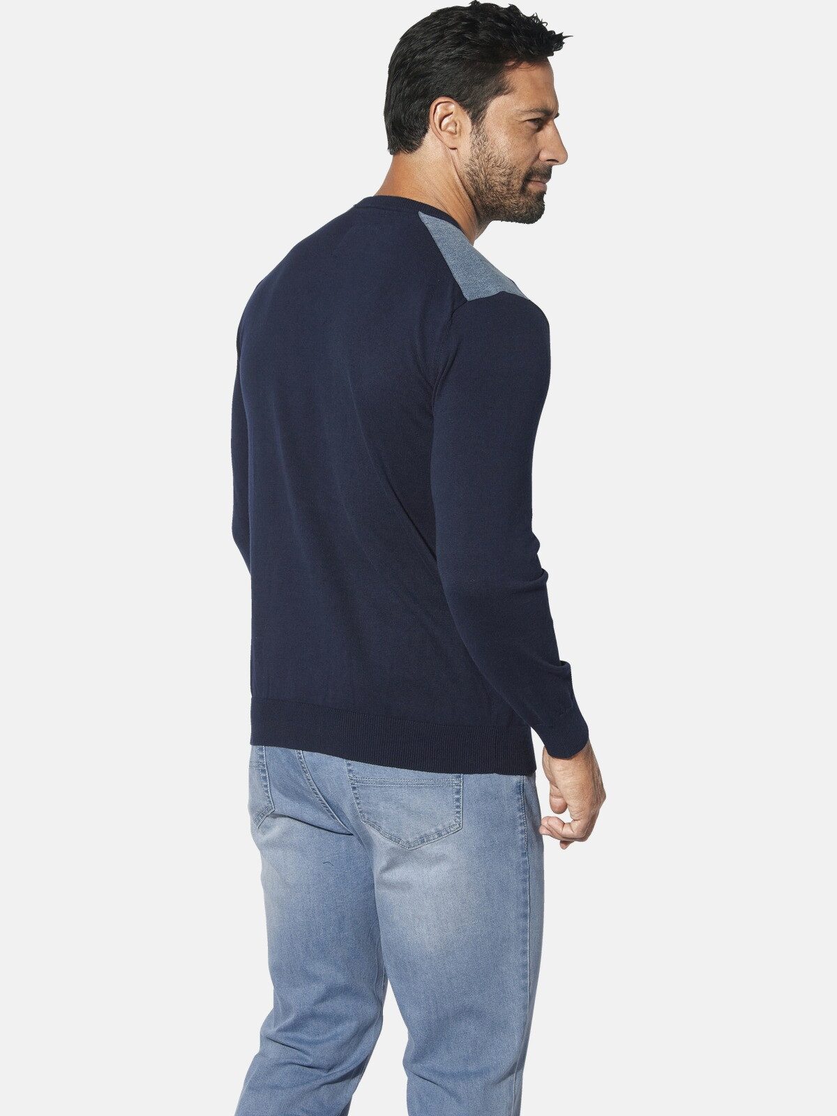 Jan Vanderstorm Strickpullover JORGIR mit Schulterbesatz günstig online kaufen