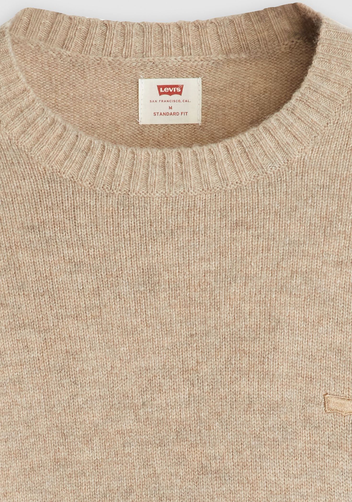 Levi's® Wollpullover ORIGINAL HM SWEATER klassische Rundhalsform