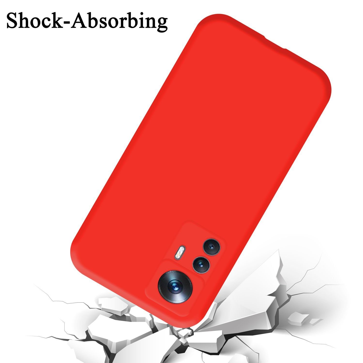 Cadorabo Handyhülle für Hülle Xiaomi 12T / 12T PRO, Flexible Hülle TPU Silikon Schutzhülle Back Cover Case
