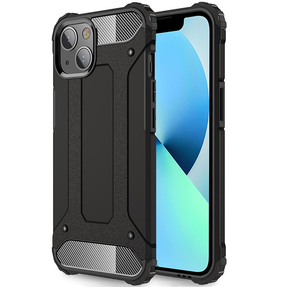 FITSU Handyhülle Outdoor Case für Apple iPhone Hülle Robuste Schutzhülle Cover Bumper, Hülle für iPhone 15, 14, 13, SE 2022, 12, SE 2020, 11 Pro, 11, 8, 7