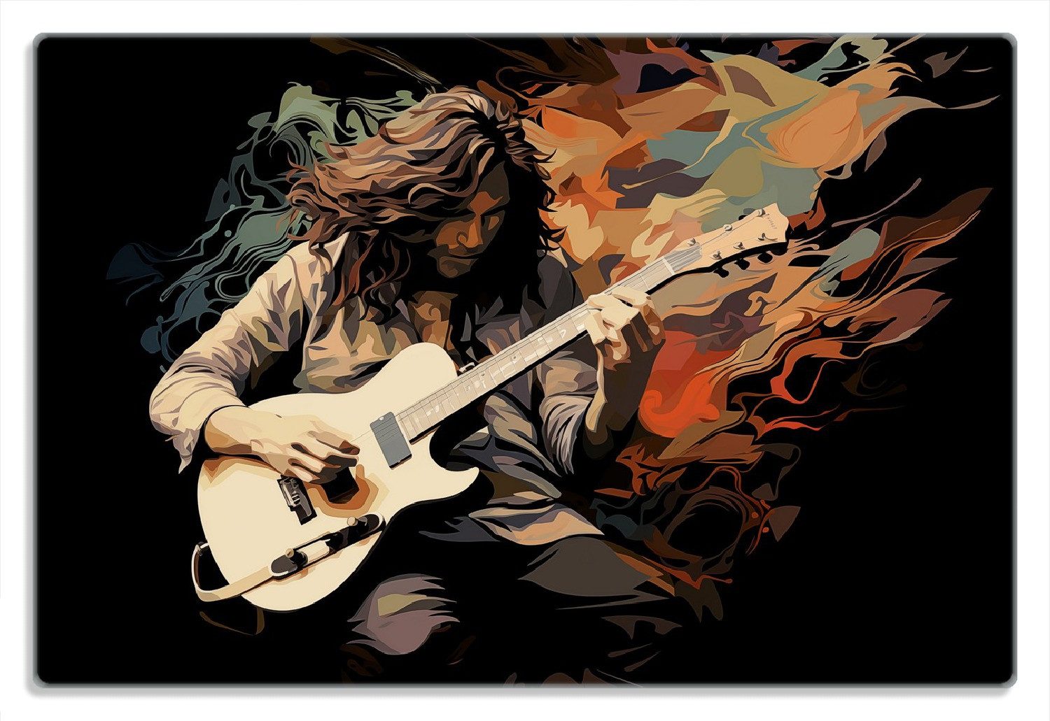 Frühstücksbrett Gitarrensolo