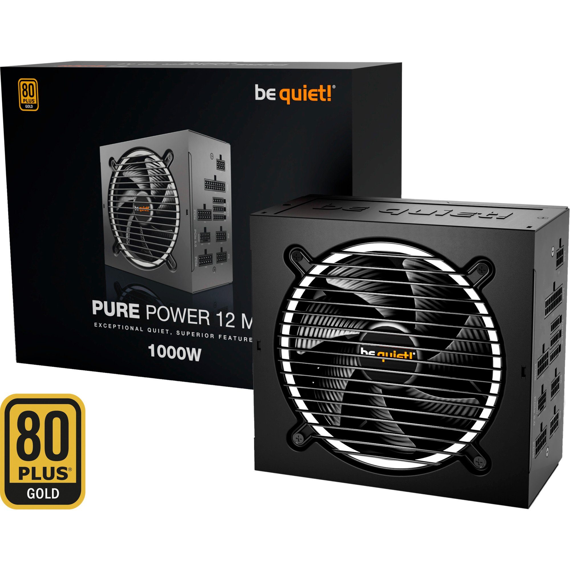 be quiet! be quiet! Pure Power 12M 1000W, PC-Netzteil, (1x PC-Netzteil