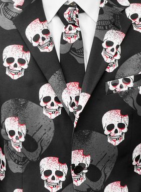 Opposuits Kostüm Halloween OppoSuit Skulleton, Ausgefallene Anzüge für coole Männer