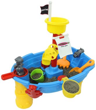 Jamara Wasserspieltisch Pirat Jack, für Kinder ab 2 Jahren, 21-teilig, BxLxH: 13x30x58 cm
