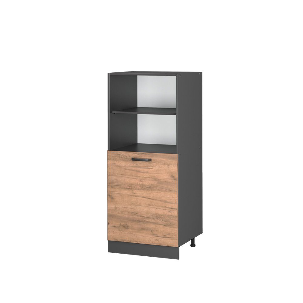 Vicco Herdumbauschrank R-Line, Goldkraft Eiche/Anthrazit, 60 günstig online kaufen