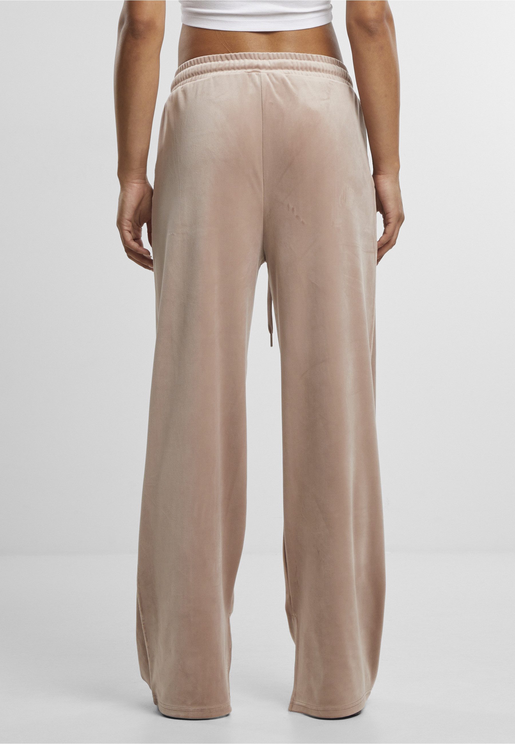 URBAN CLASSICS Jogginghose Urban Classics Ladies Velvet Sweatpants (1-tlg)