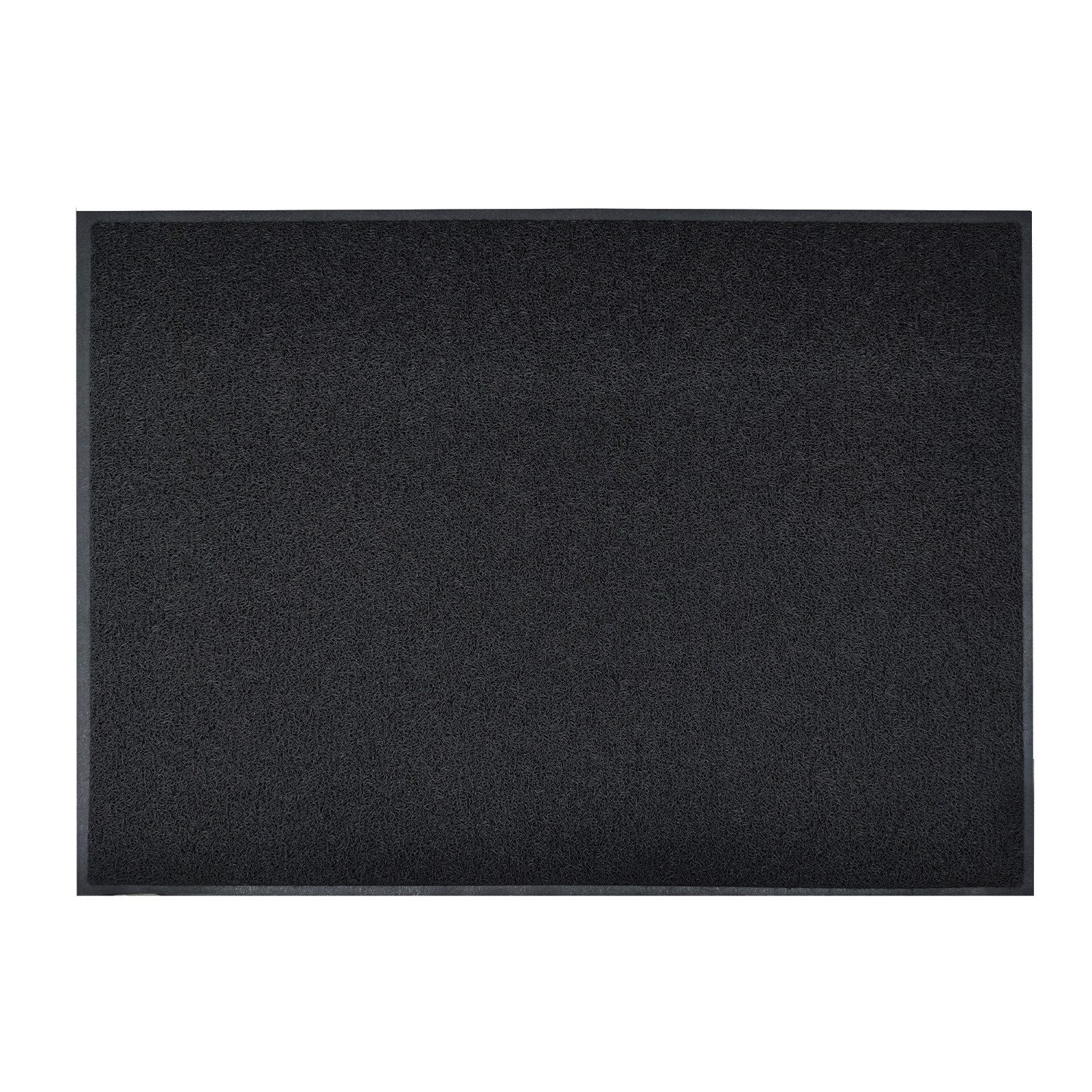 Floordirekt Fußmatte Spaghettimatte aus Vinylschlingen für den Eingangsbereich, In Zwei Farben, Mit oder Ohne Aufdruck
