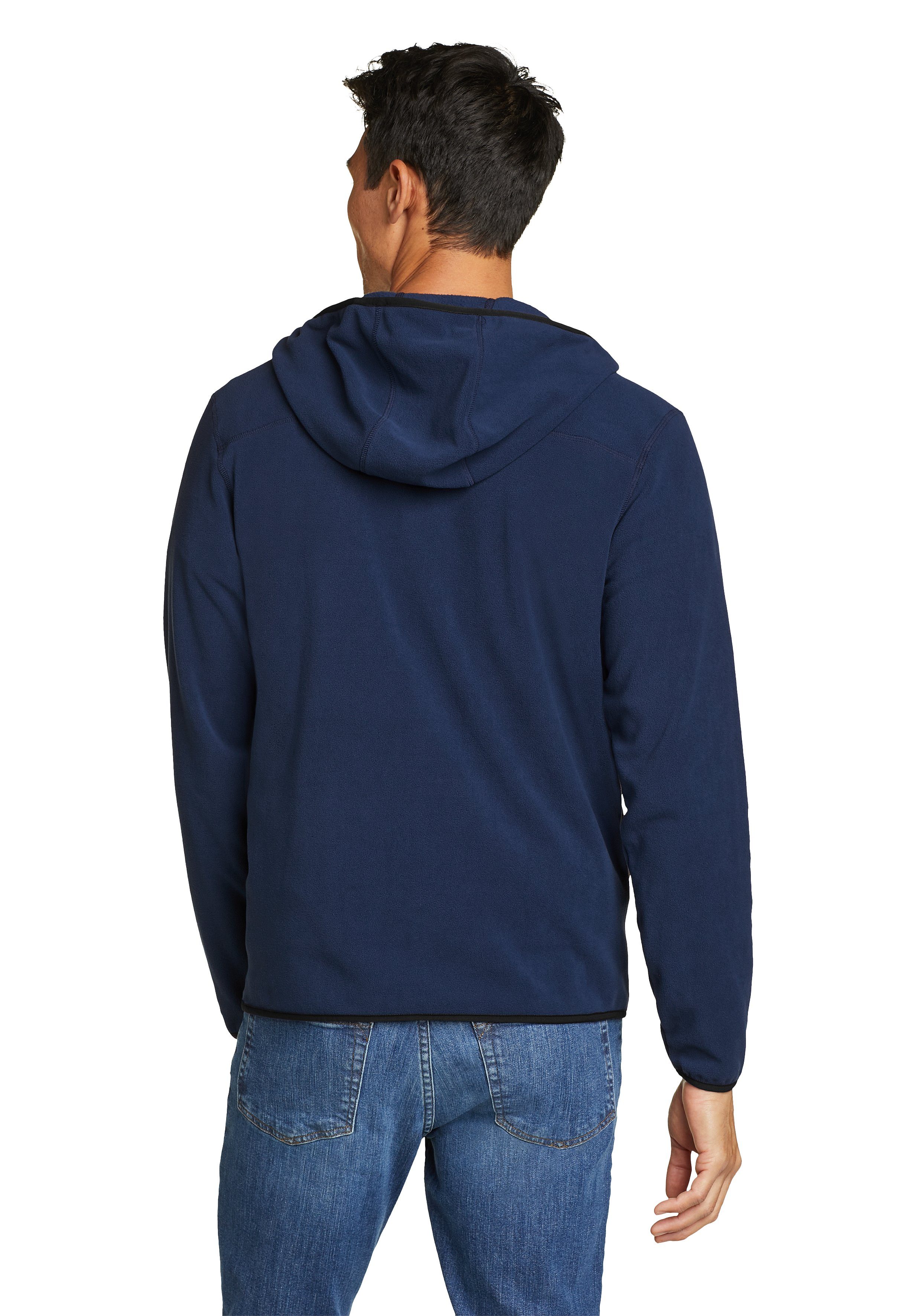 Eddie Fleeceanorak Fleeceshirt Bauer Mittelindigo Chutes