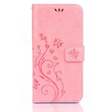 Numerva Handyhülle Bookstyle Flower für Xiaomi Redmi Note 11/Note 11s, Handy Tasche Schutzhülle Klapphülle Flip Cover mit Blumenmuster