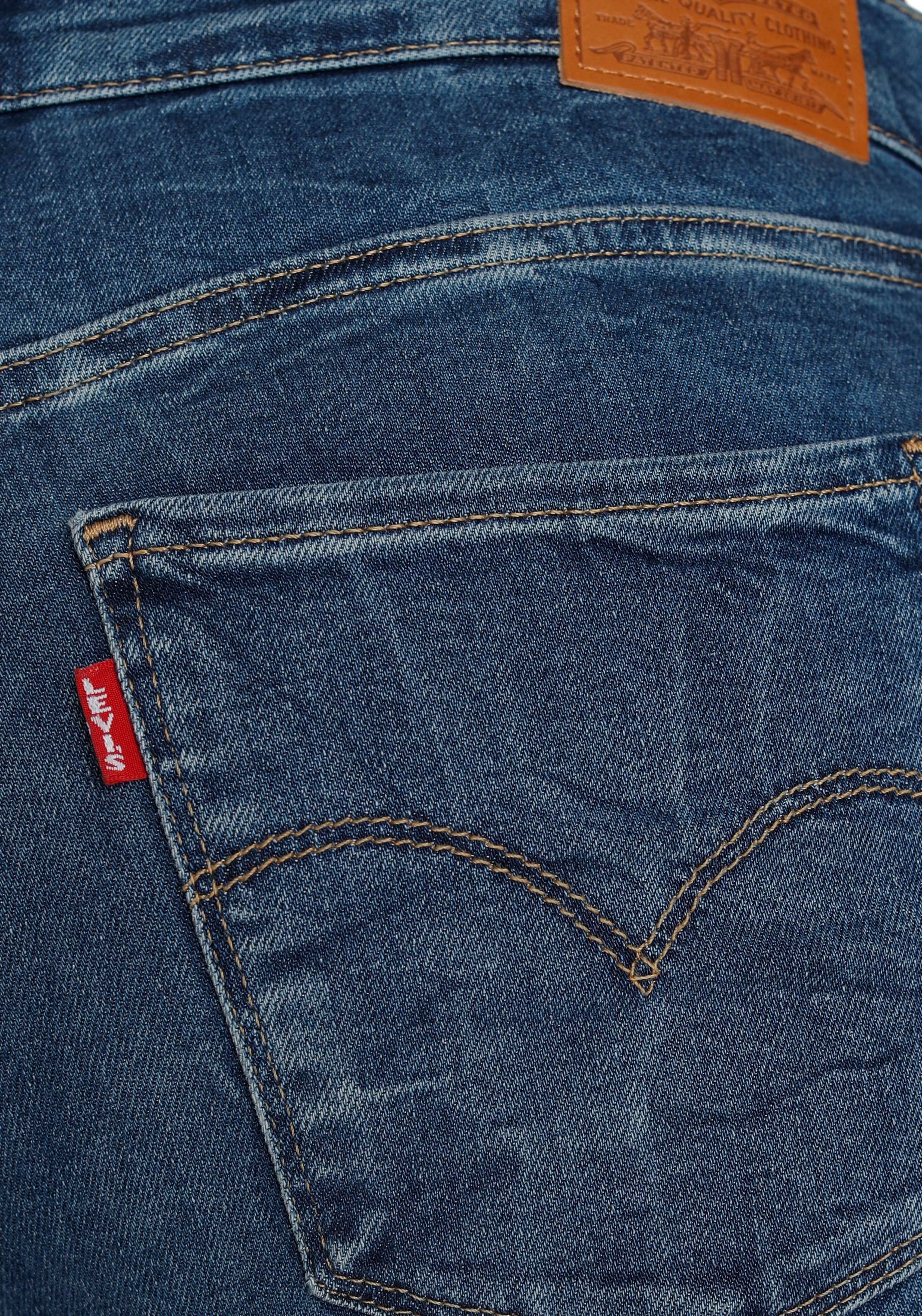 hoher MEDIUM Leibhöhe INDIGO mit Skinny-fit-Jeans High-Rise IN WORN Levi's® Plus 720