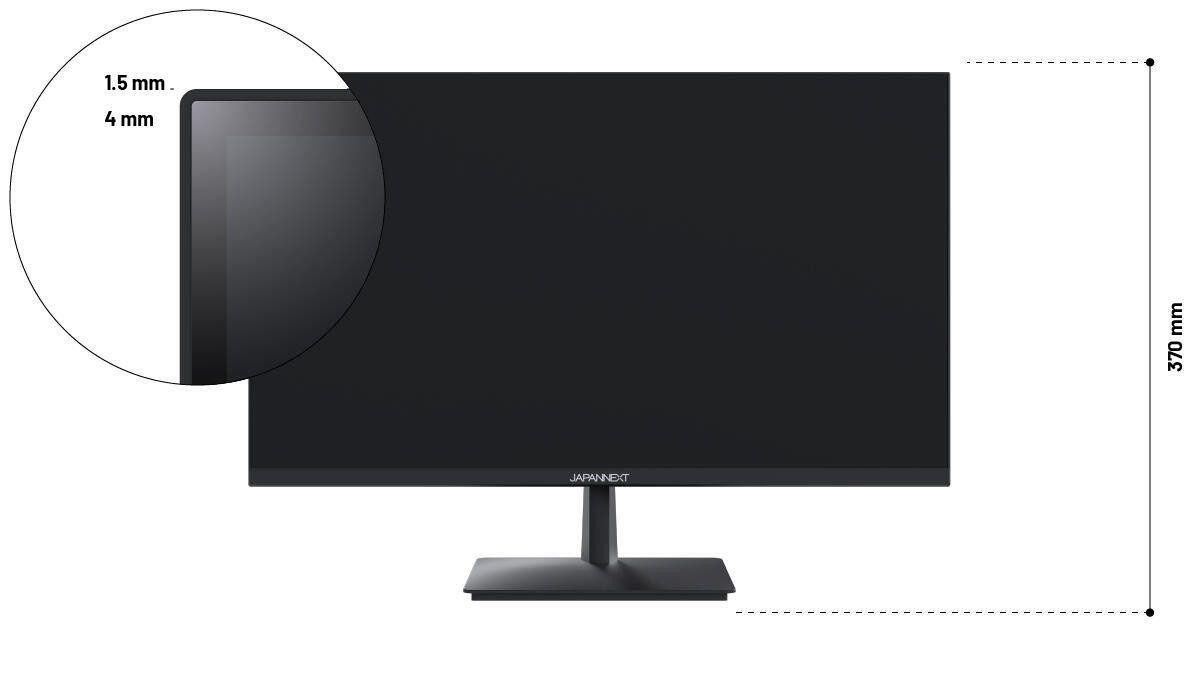 JAPANNEXT TFT-Monitor (3840 x 2160, 5 ms Reaktionszeit, 60 Hz, ELED)