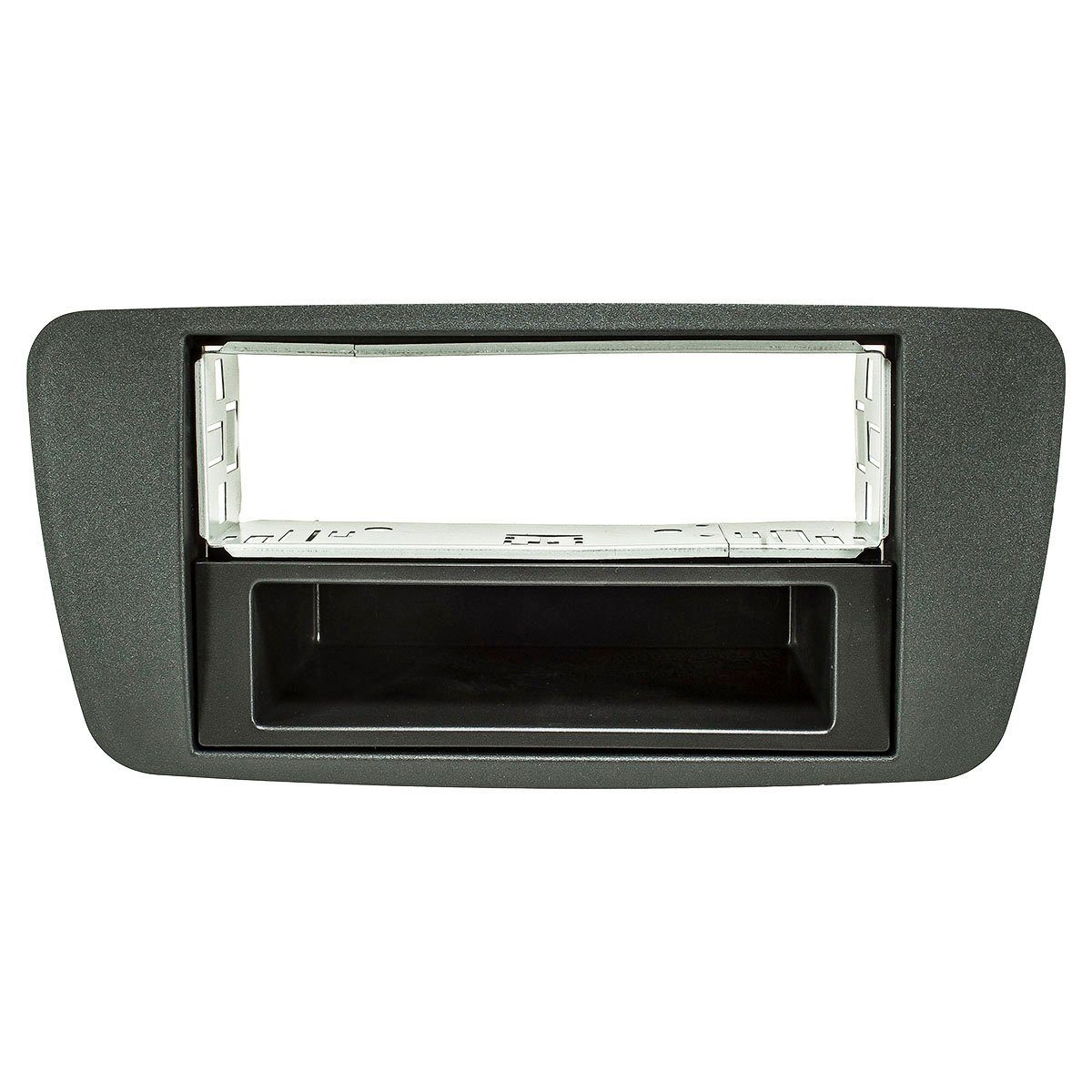 Radioblende Käfig passt für Seat Ibiza 6J 2008-2013 anthrazit schwarz Autoradio