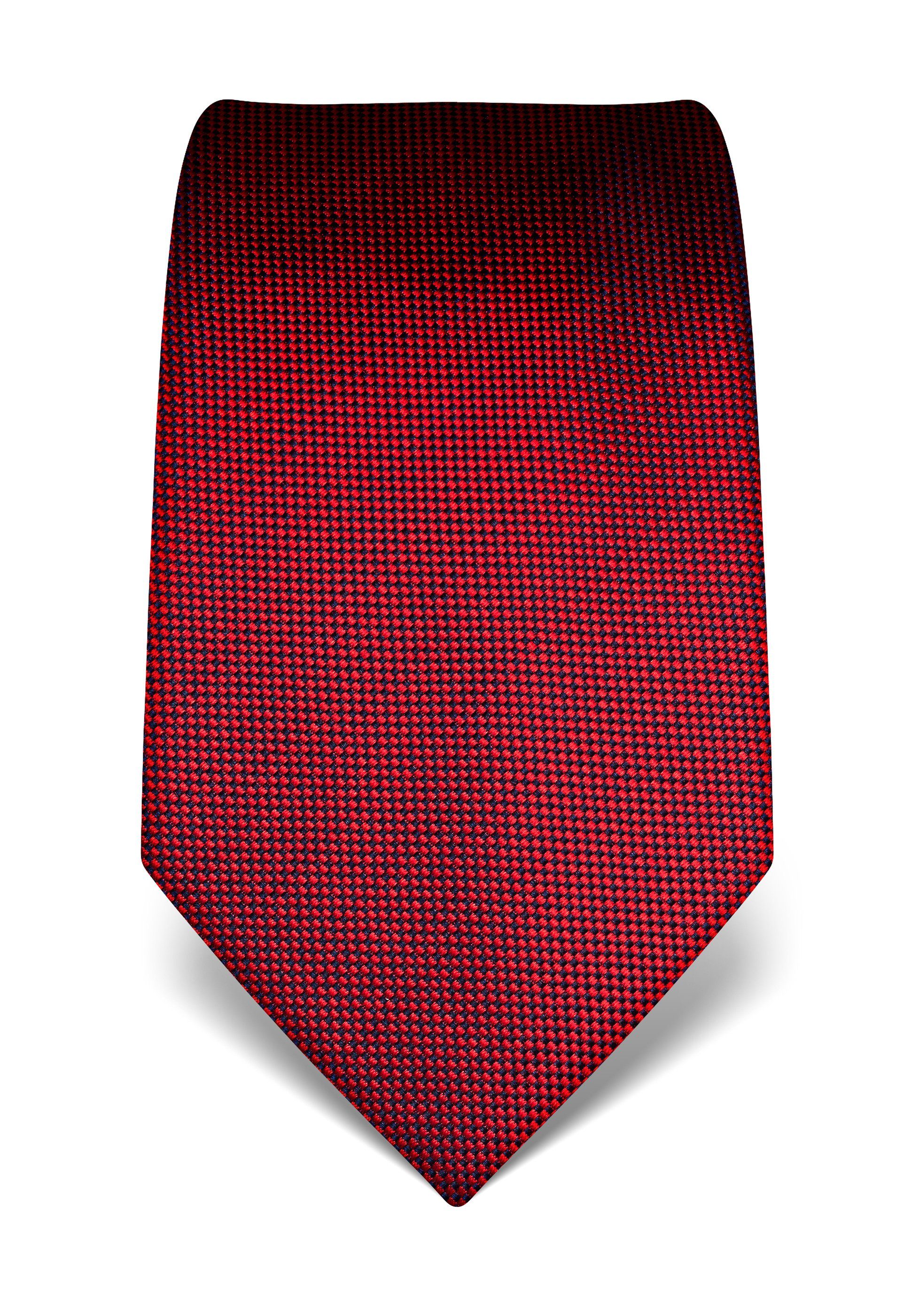Vincenzo rot strukturiert Krawatte Boretti