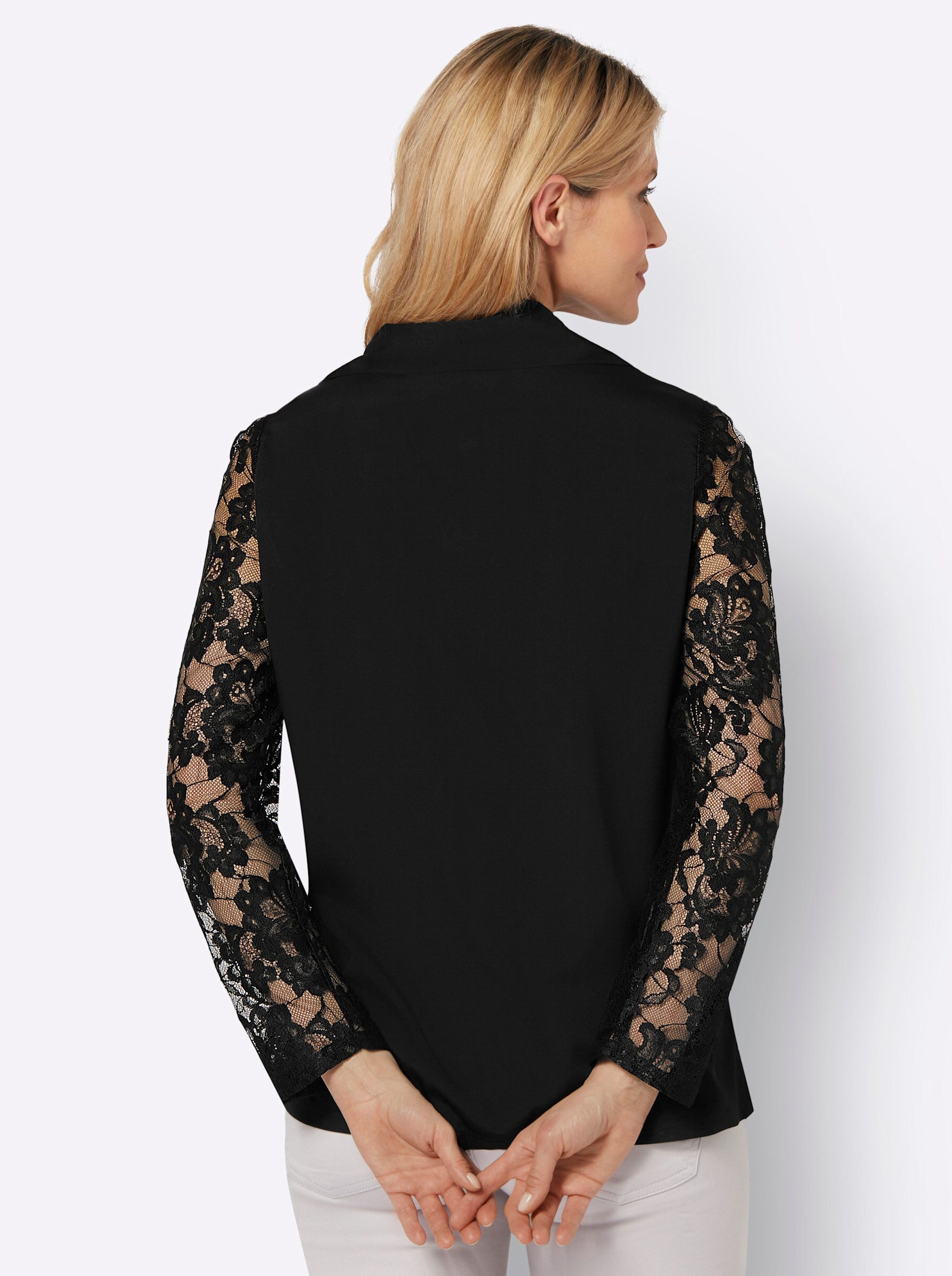 Sieh an! Klassische Bluse 2-in-1-Bluse günstig online kaufen