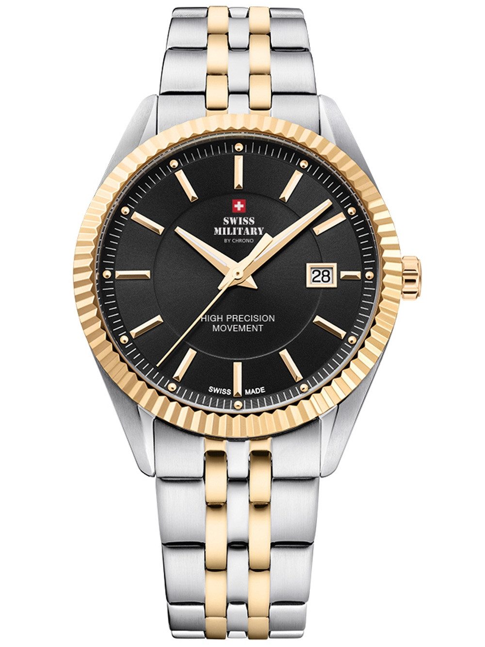 Swiss Military by Chrono Quarzuhr Swiss Military SM34065.04 Herrenuhr 40mm 5ATM Swiss Military SM34065.04 Herrenuhr 40mm 5ATM