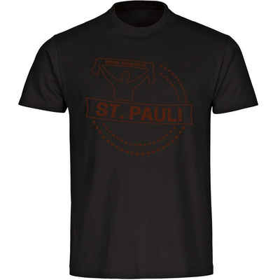 multifanshop T-Shirt Herren St. Pauli - Meine Fankurve - Männer