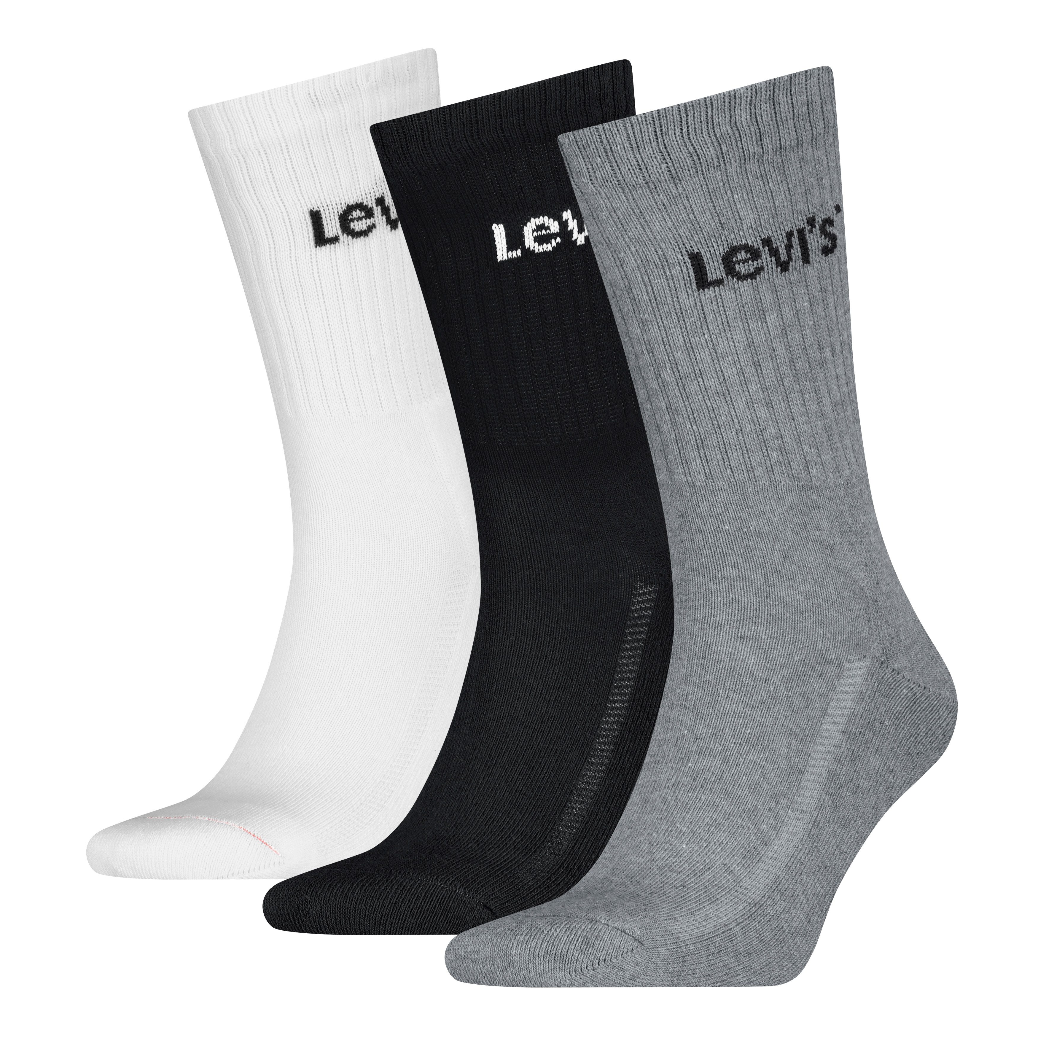 Socken LEVIS UNI REGULAR CUT ORANGE TAB 3P
