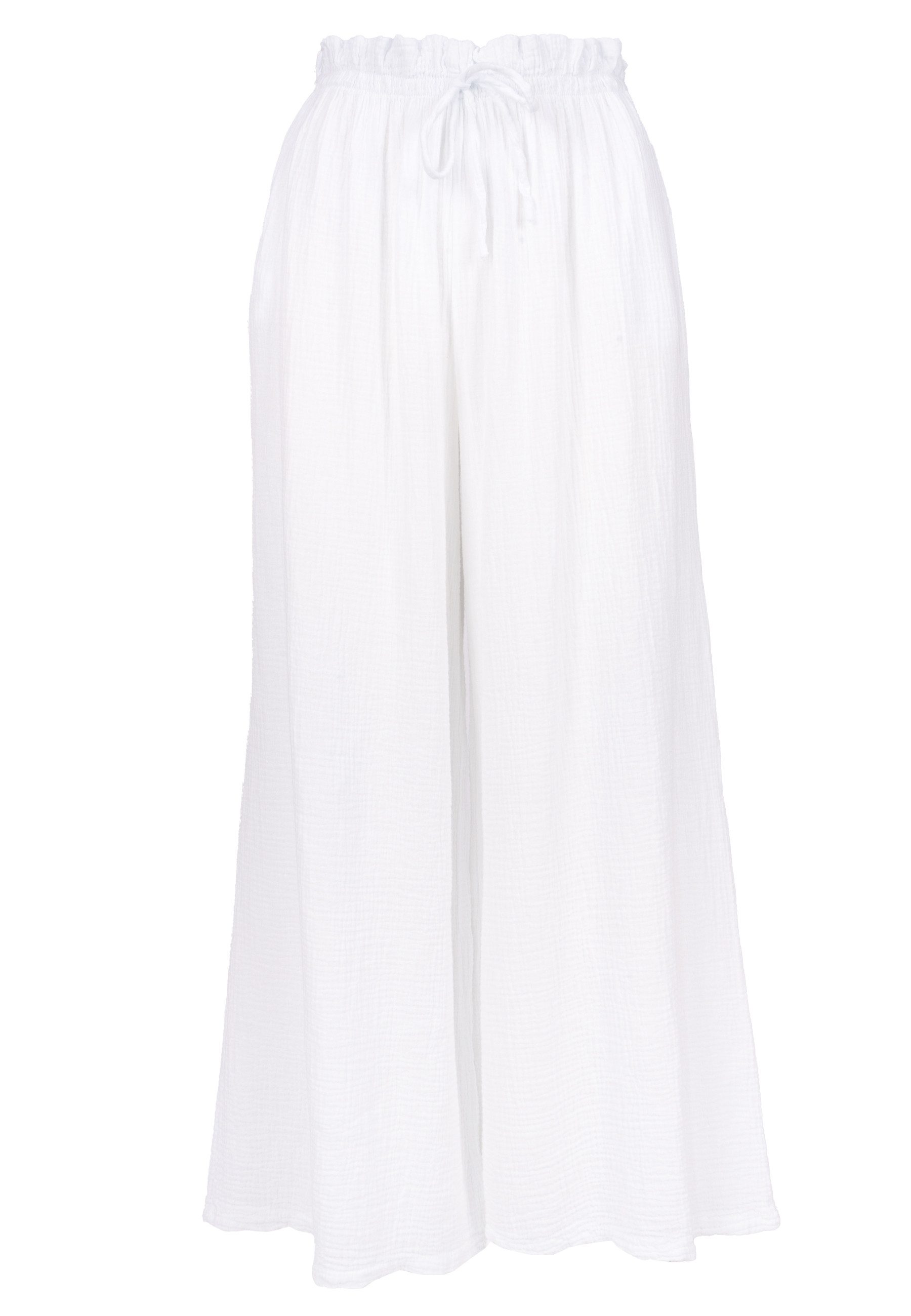 Seasons of April Jerseyhose Musselinhose Liska (1-tlg) Weite Musselin Hose günstig online kaufen