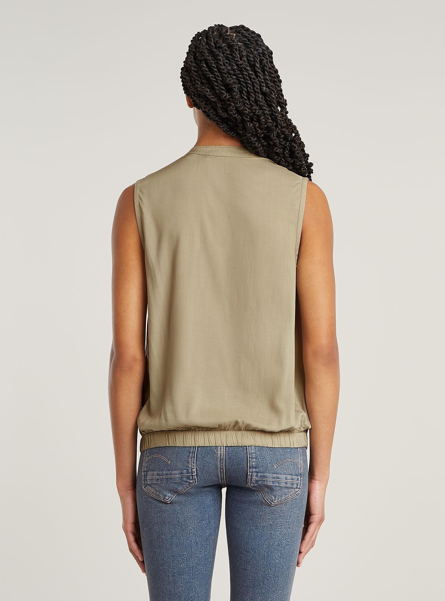 G-STAR T-Shirt Stand Up Collar Top