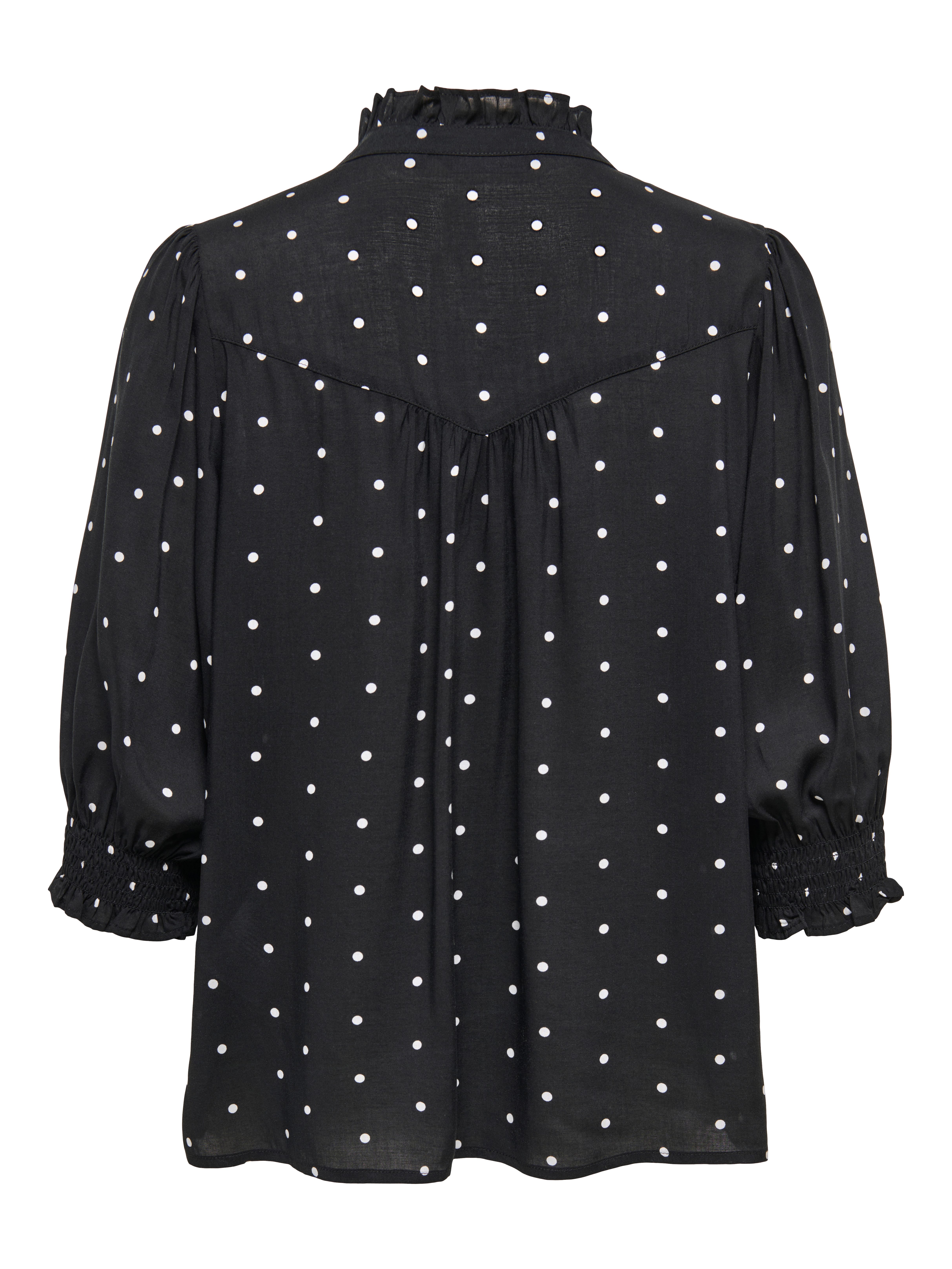 ONLY Kurzarmbluse ONLRAYA 3/4 SHIRT WVN NOOS Viskose, regular fit