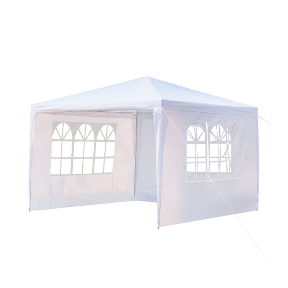 Partyzelt Pavillon mit Spiralrohren Dreiseitiges Wasserdichtes Zelt