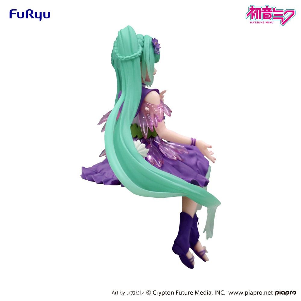 FuRyu Merchandise-Figur Hatsune Miku Noodle Stopper Flower Fairy Cosmos Purple Color 14 cm – Bild 4 von 5