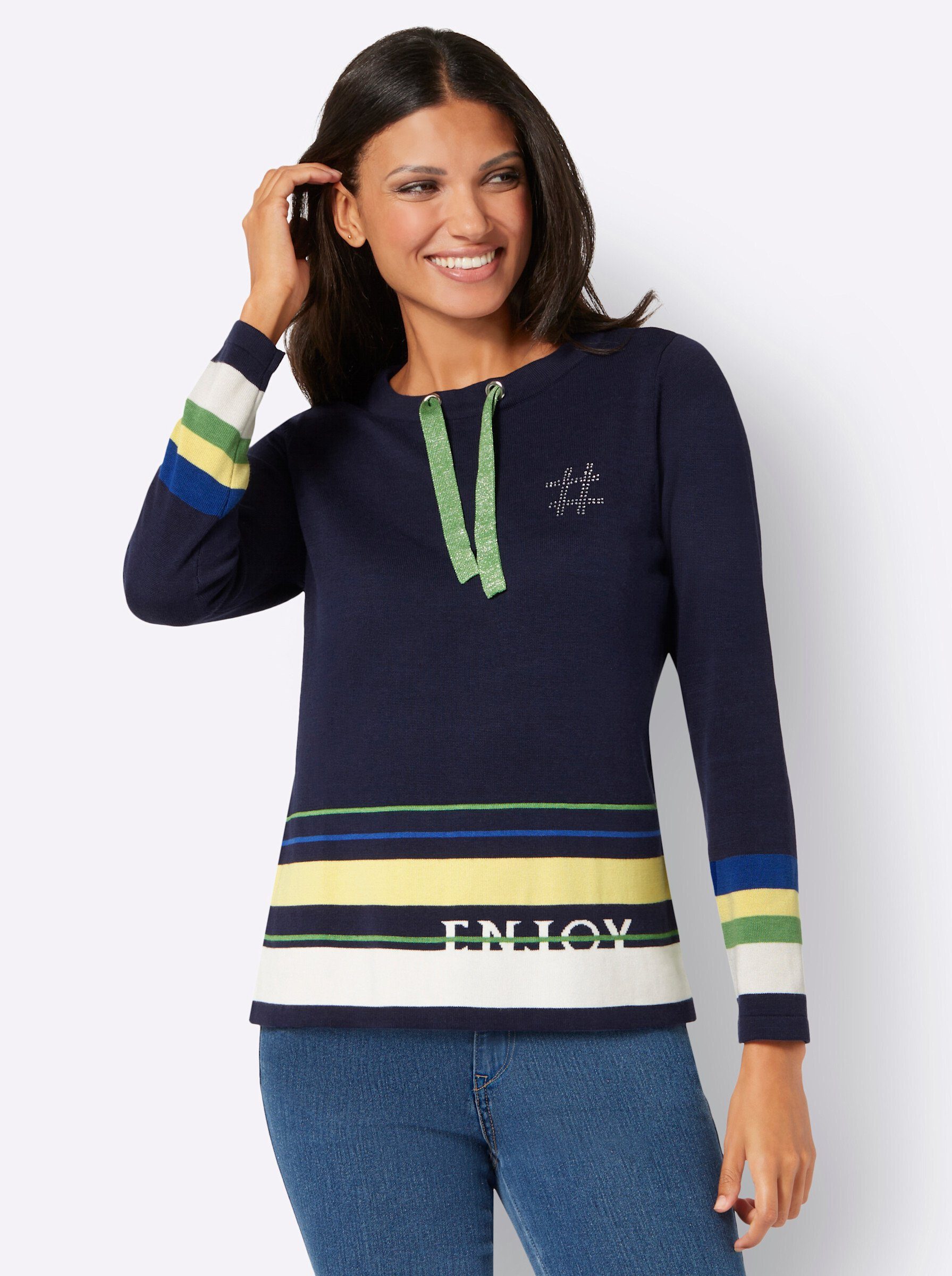 Strickpullover Langarm-Pullover