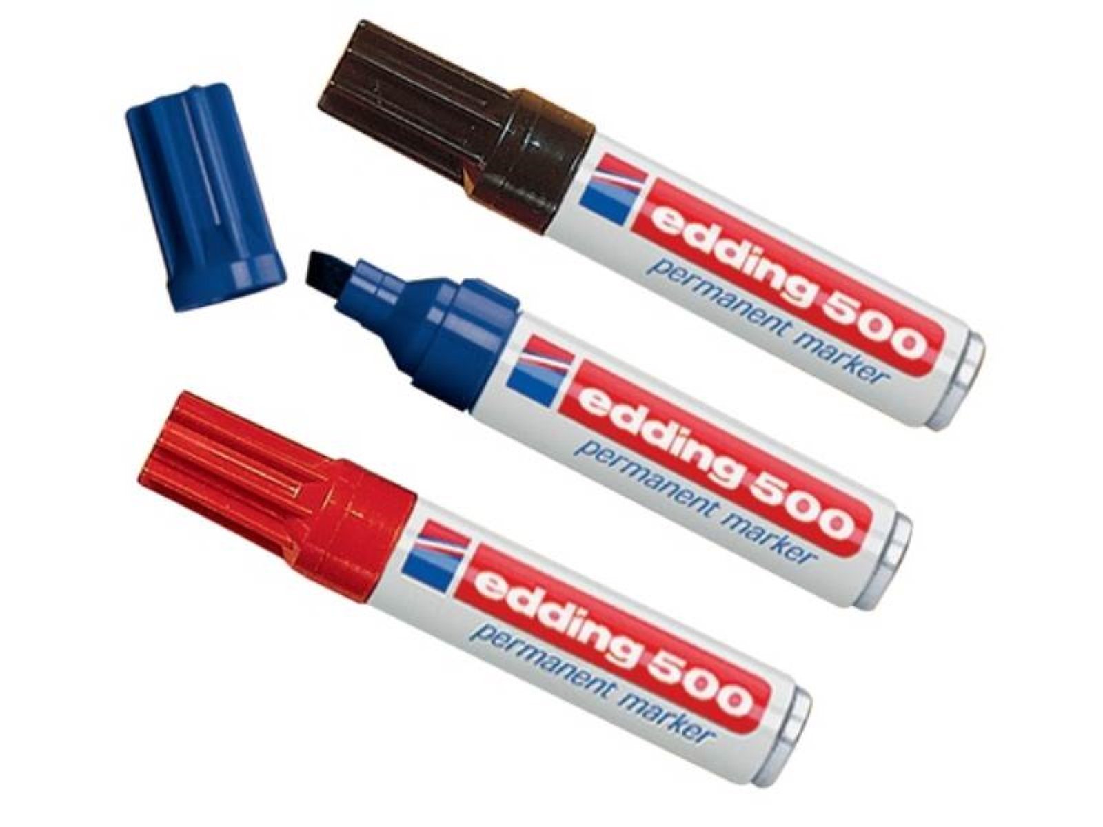 Permanentmarker Blau – Feine Spitze 2–5 Mm | Wasserfest & Langlebig Für Viele Oberflächen
